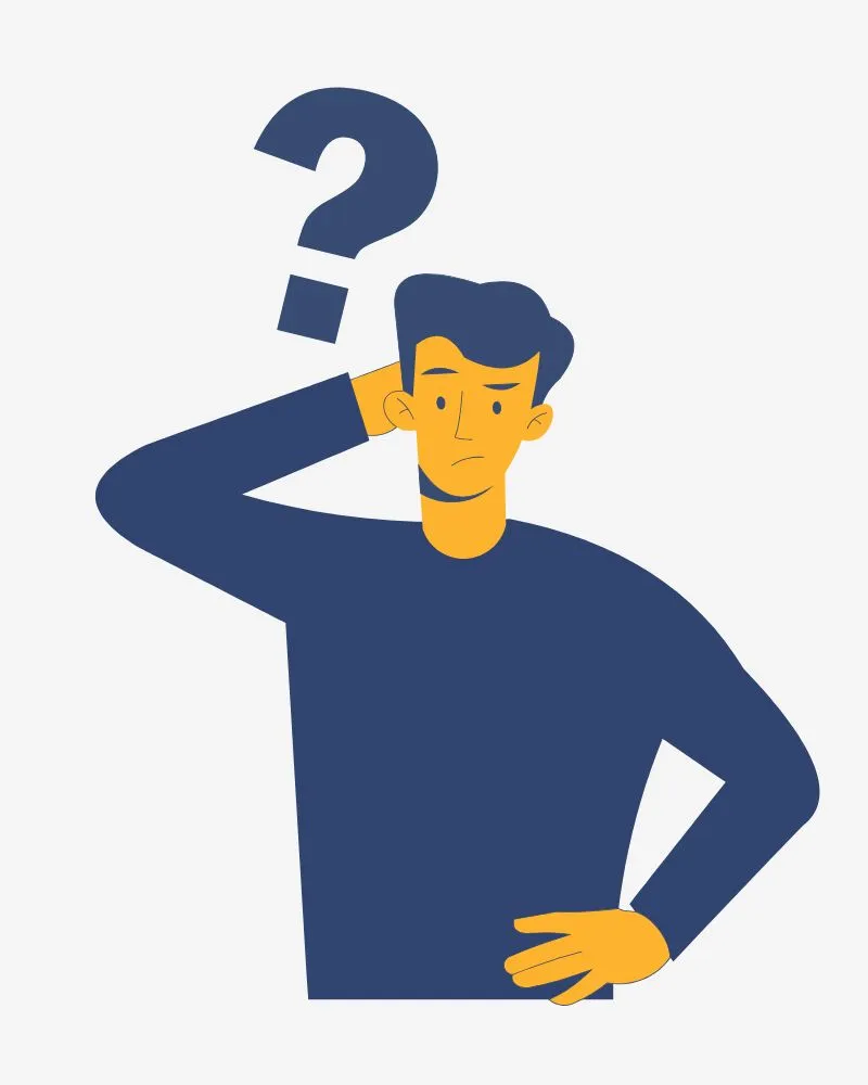 Une image montrant un homme qui se demande comment faire la Création site internet WordPress.