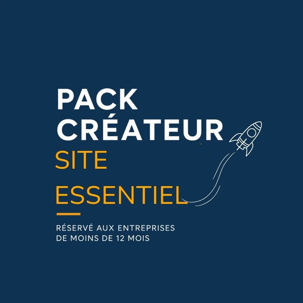 Visuel offre web pour entreprises en démarrage.